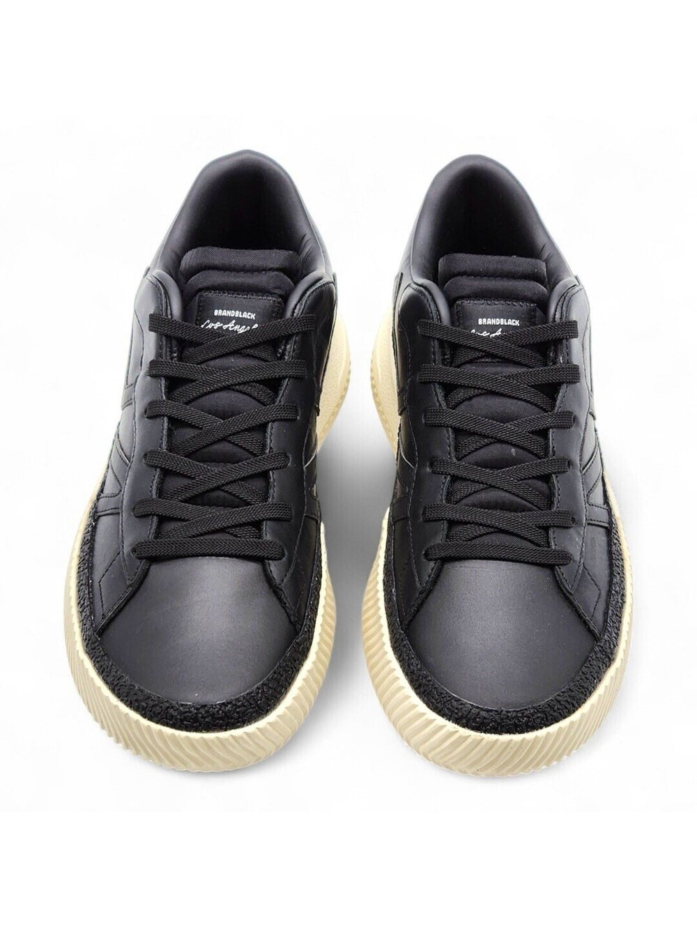 BrandBlack Downtown Leather Sneaker Mens Sz 9 Black Streetwear Modern Minimal